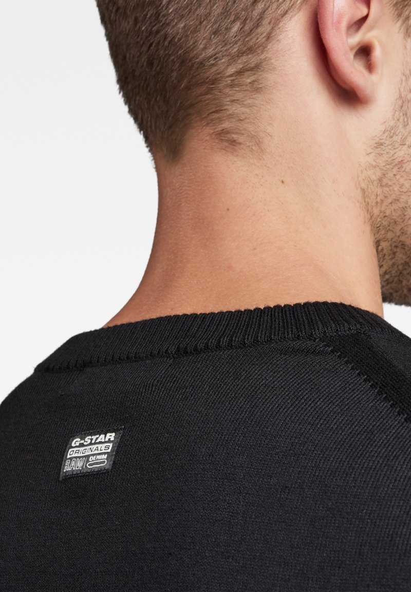 G-STAR CORE - Striktrøje - dk black