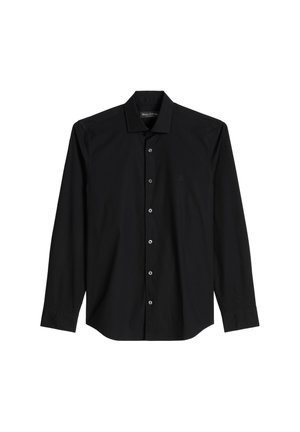Marc O'Polo, MARC O'POLO HEMD SHAPED AUS STRETCH-POPELINE - Businesshemd - black