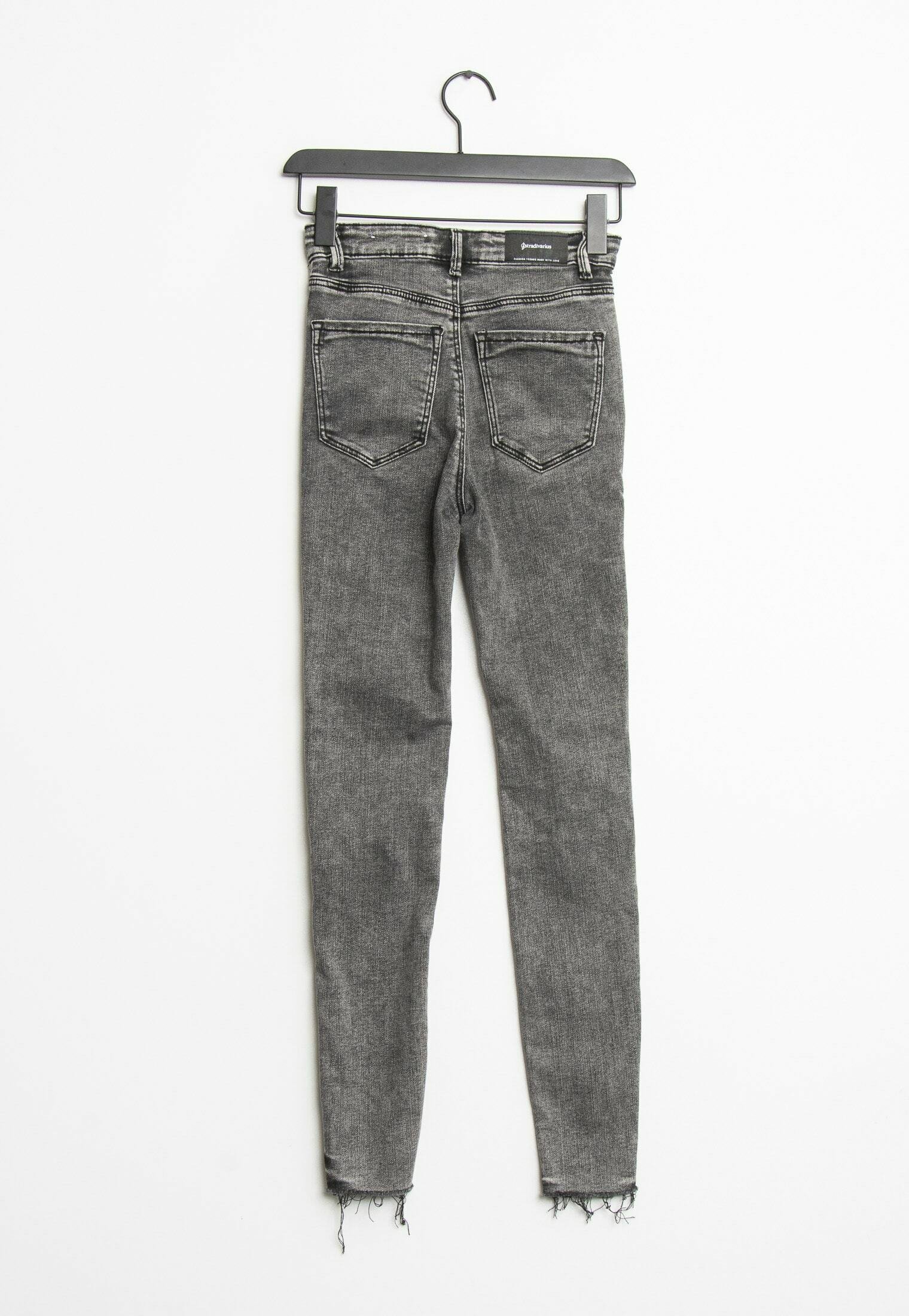 Stradivarius Slim fit jeans - grey/Grijs - Zalando.nl