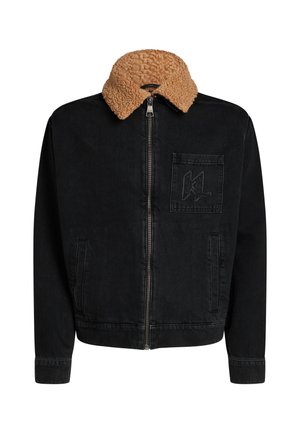 KARL LAGERFELD MONOGRAM  - Teksajakk - washed grey denim