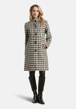 Halflange jas - black - off white