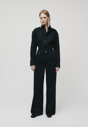 BERENICE - Button-down blouse - black denim