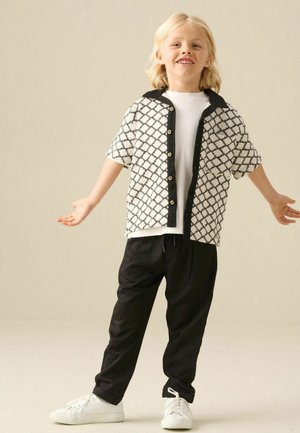 Angel & Rocket, REGULAR FIT - MARCUS INTARSIA KNIT SHIRT - Pluus - black