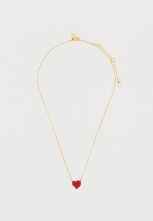 AMOUR PENDANT - Náhrdelník - gold-coloured/red