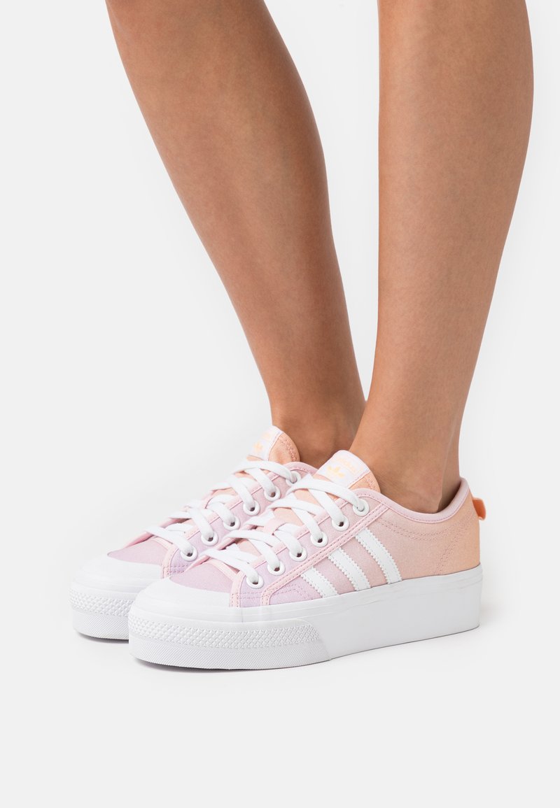 adidas Originals NIZZA PLATFORM - Sneaker low - footwear white/clear ...