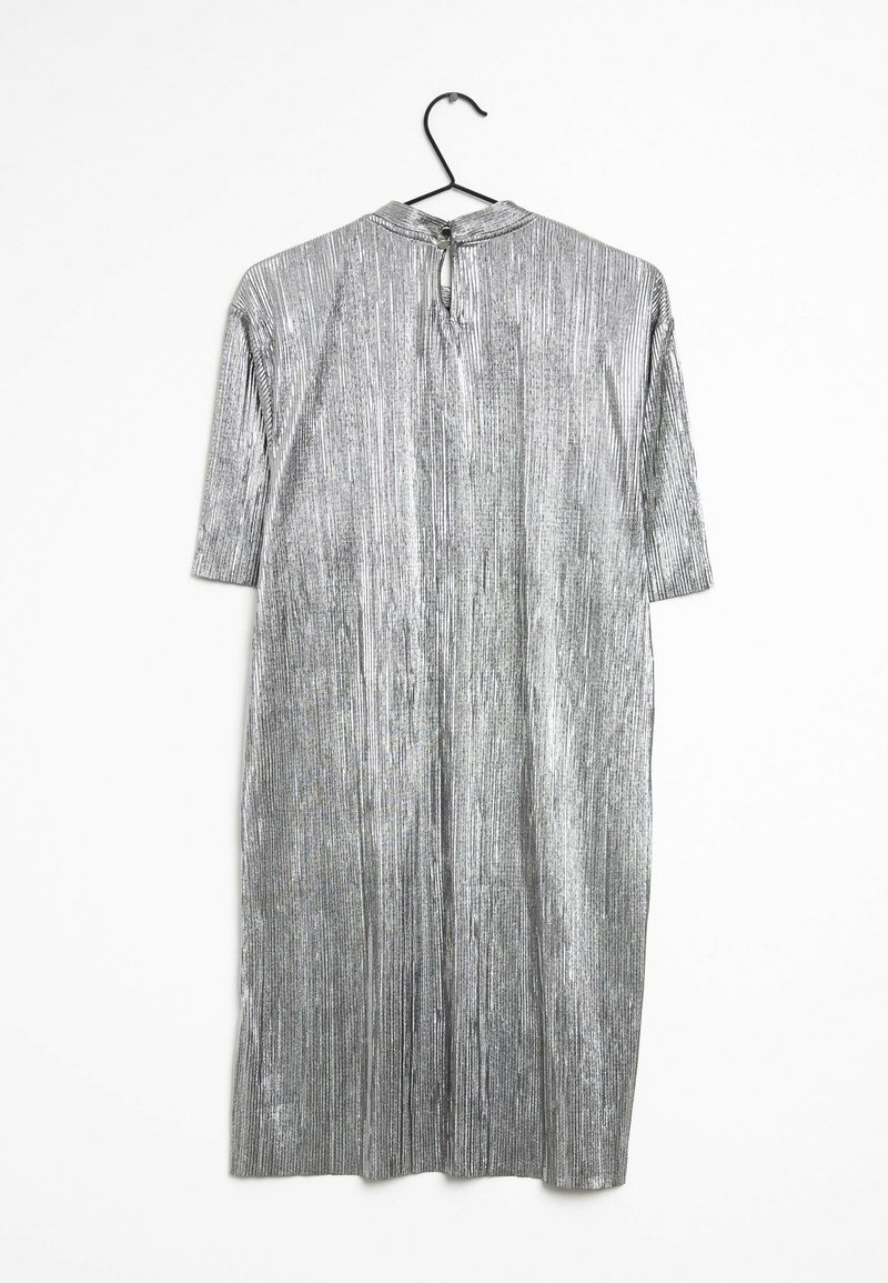bershka metallic dress Bershka Shift dress - light-blue denim - (Pre-owned)