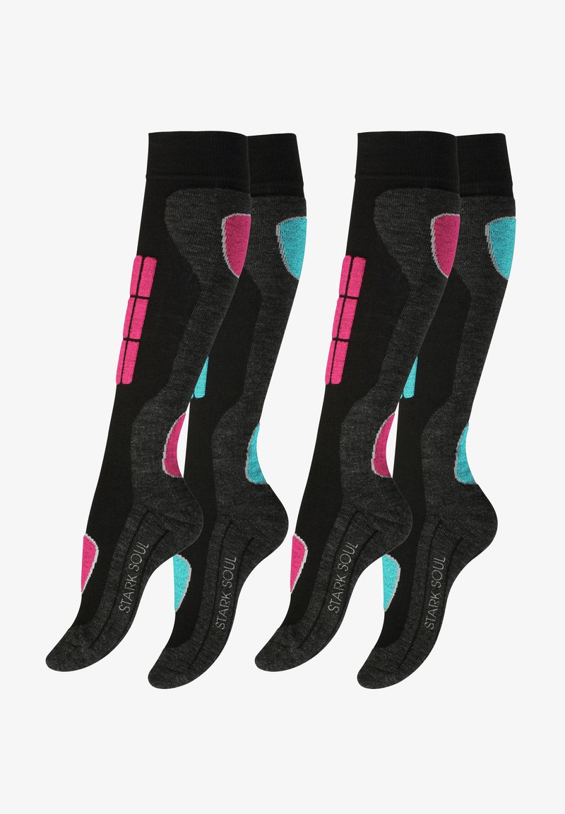 Stark Soul 2 PAAR - Calzettoni - pink turquoise