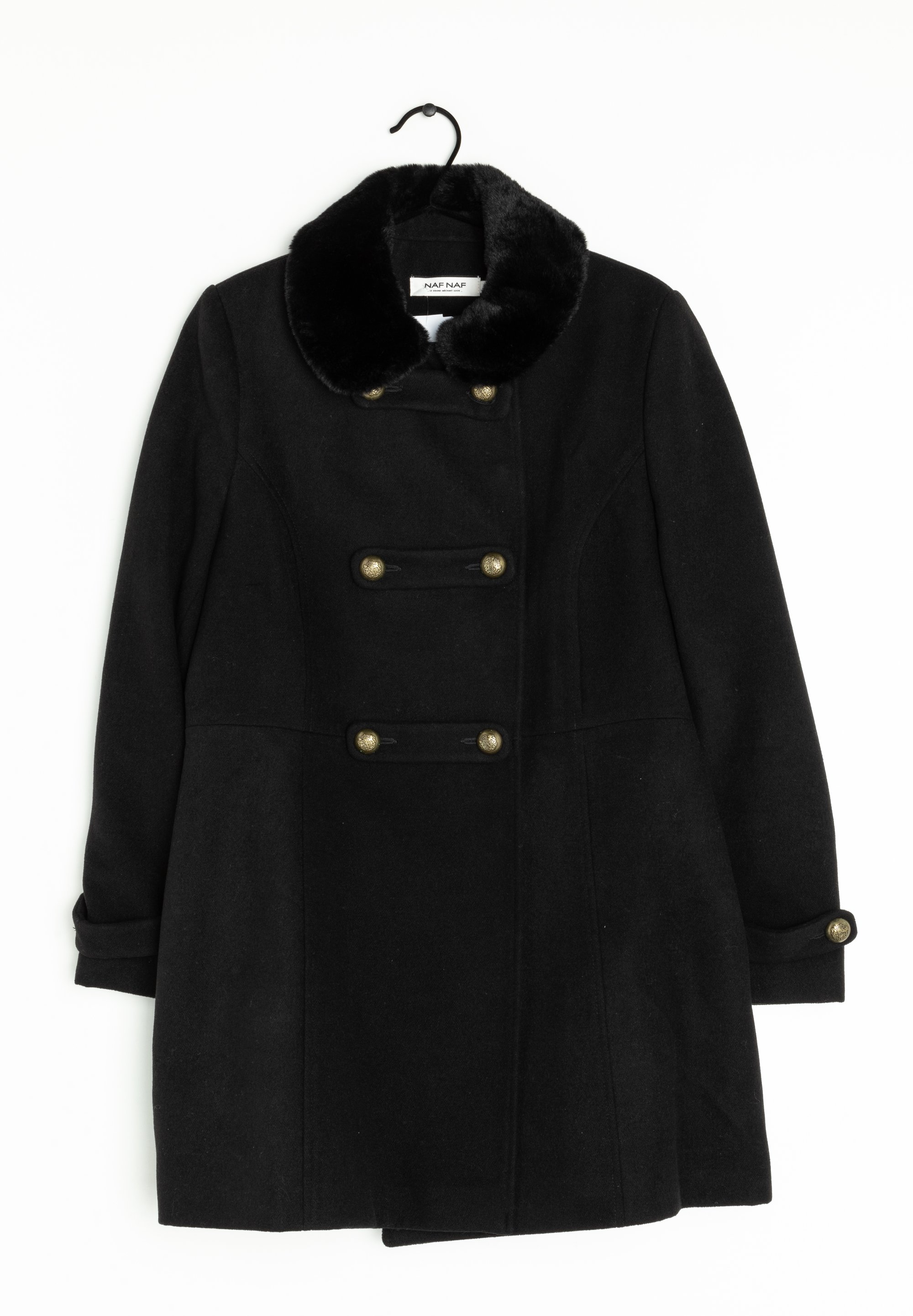 Manteau Haut Femme Naf Naf NAF NAF Manteau Court Black/noir