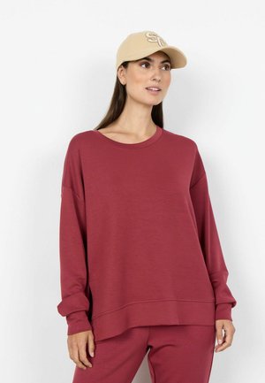 SC-BANU - Bluză de molton - dk red