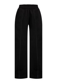 Sorte sweatpants med en afslappet pasform, der har en elastisk talje, sidesømme og kontrastsyet detaljer for ekstra finesse.
