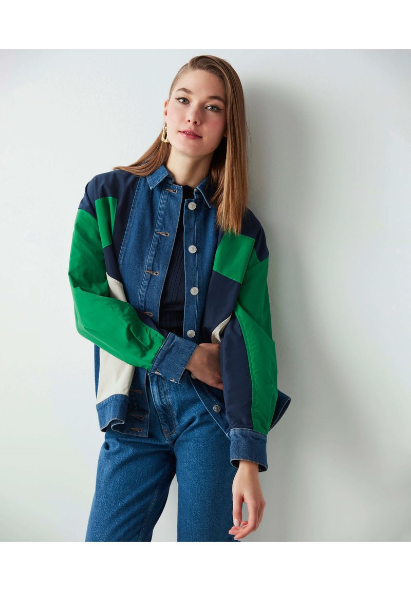 Damen Parkas | Ipekyol MIX Kurzmantel d blue/dunkelblau - MO81948 Damen Parkas | Ipekyol MIX Kurzmantel d blue/dunkelblau - MO81948