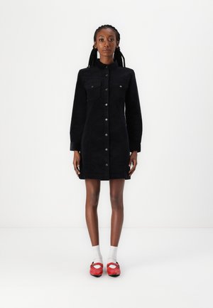 DRESS - Shirt dress - black
