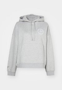 RELAXED HOODIE - Jersey con capucha - grey melange