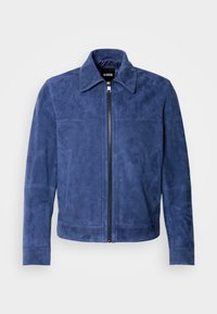 MALBANO - Lederjacke - medium blue