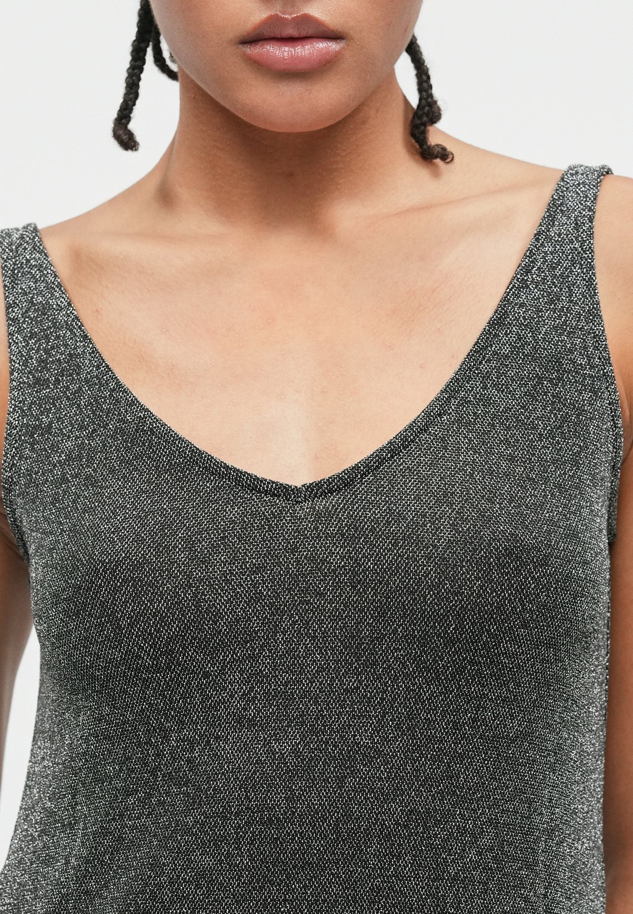 ONLQUEEN V NECK GLITTER DRESS
