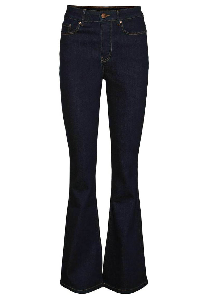 Vero Moda Flared Jeans donkerblauw denim