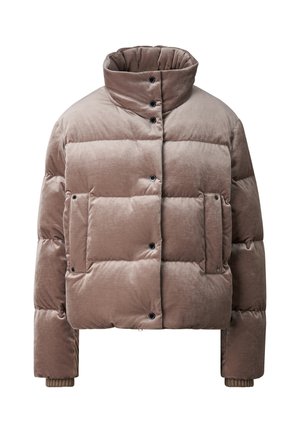 Bogner, BOGNER SAMT-DAUNENJACKE OLIVA - Down jacket - graubraun