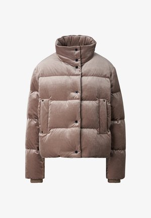 Bogner, BOGNER SAMT-DAUNENJACKE OLIVA - Down jacket - graubraun