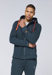 Chiemsee KAPUZEN MIT -LOGO - Zip-up sweatshirt - total eclipse