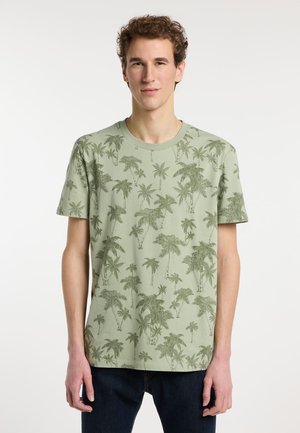 T-shirt imprimé - dusty green
