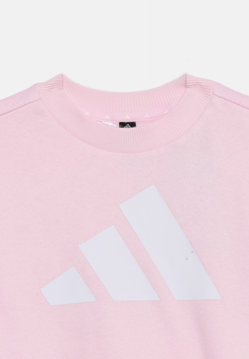 adidas BLOCK LITTLE UNISEX SET - Tracksuit - clear pink/white — foto 4