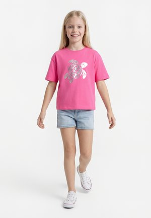 Vilebrequin GASPARD UNISEX - Apdrukāts T-krekls - bougainvillier