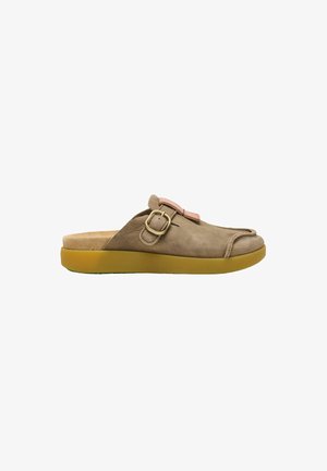SATORISAN, HOOTE PREMIUM - SLIP ON UNISEX - Sandalias planas - loden