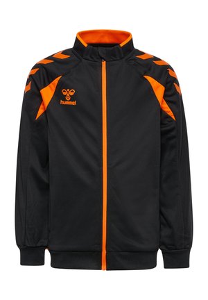 CORE 2 0 TRACK ZIP - Træningsjakke - black orange tiger