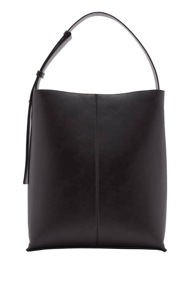 Mango PUALA - Shoppingväska - dark brown