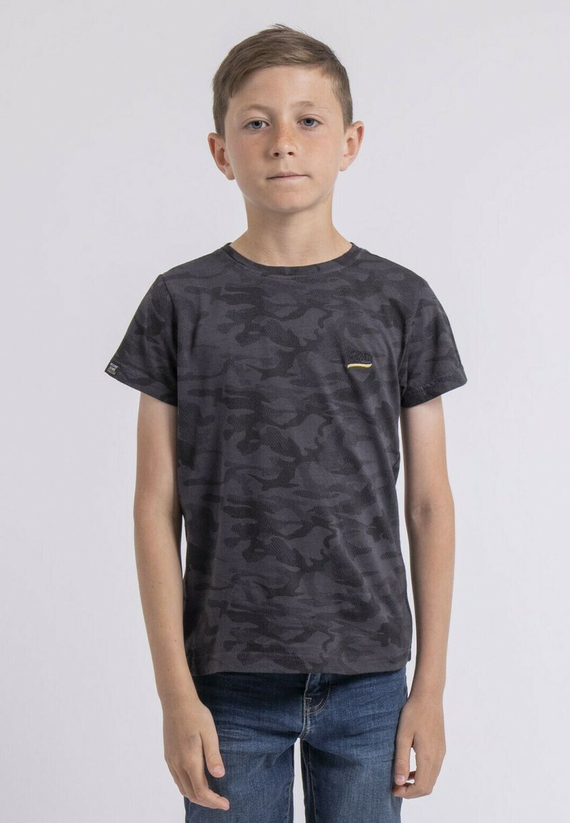 Ritchie Jeans NILIMOUR-J - T-shirt imprimé - gris