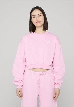 CROPPED CREWNECK - Sweater - prism pink