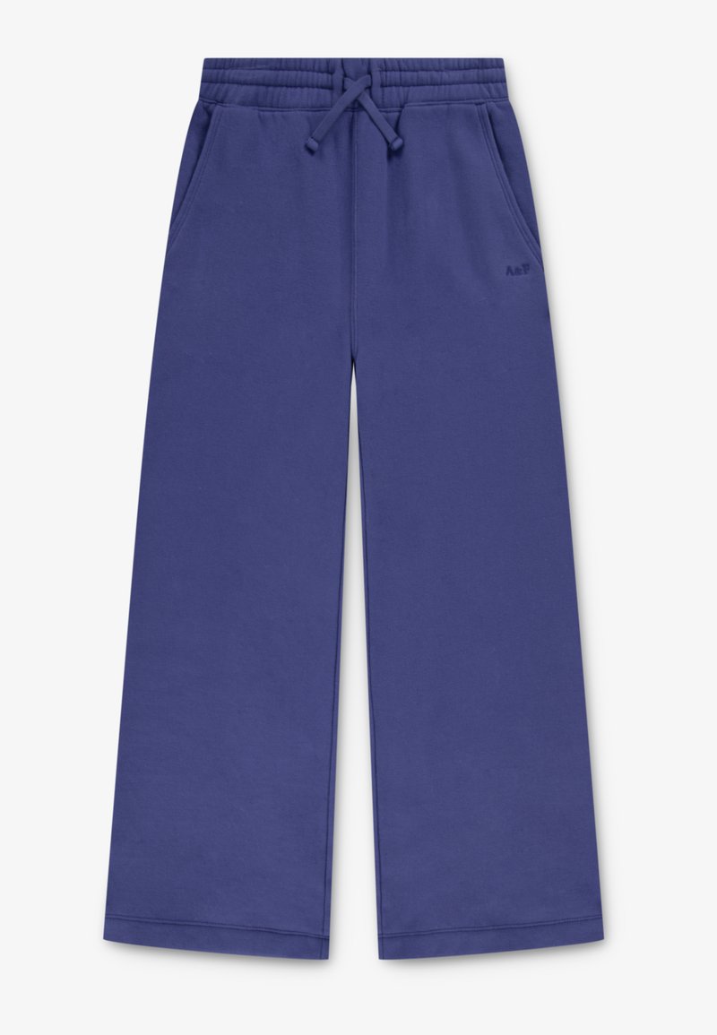 Abercrombie & Fitch ESSENTIAL WIDE LEG - Jogginghose - skipper blue