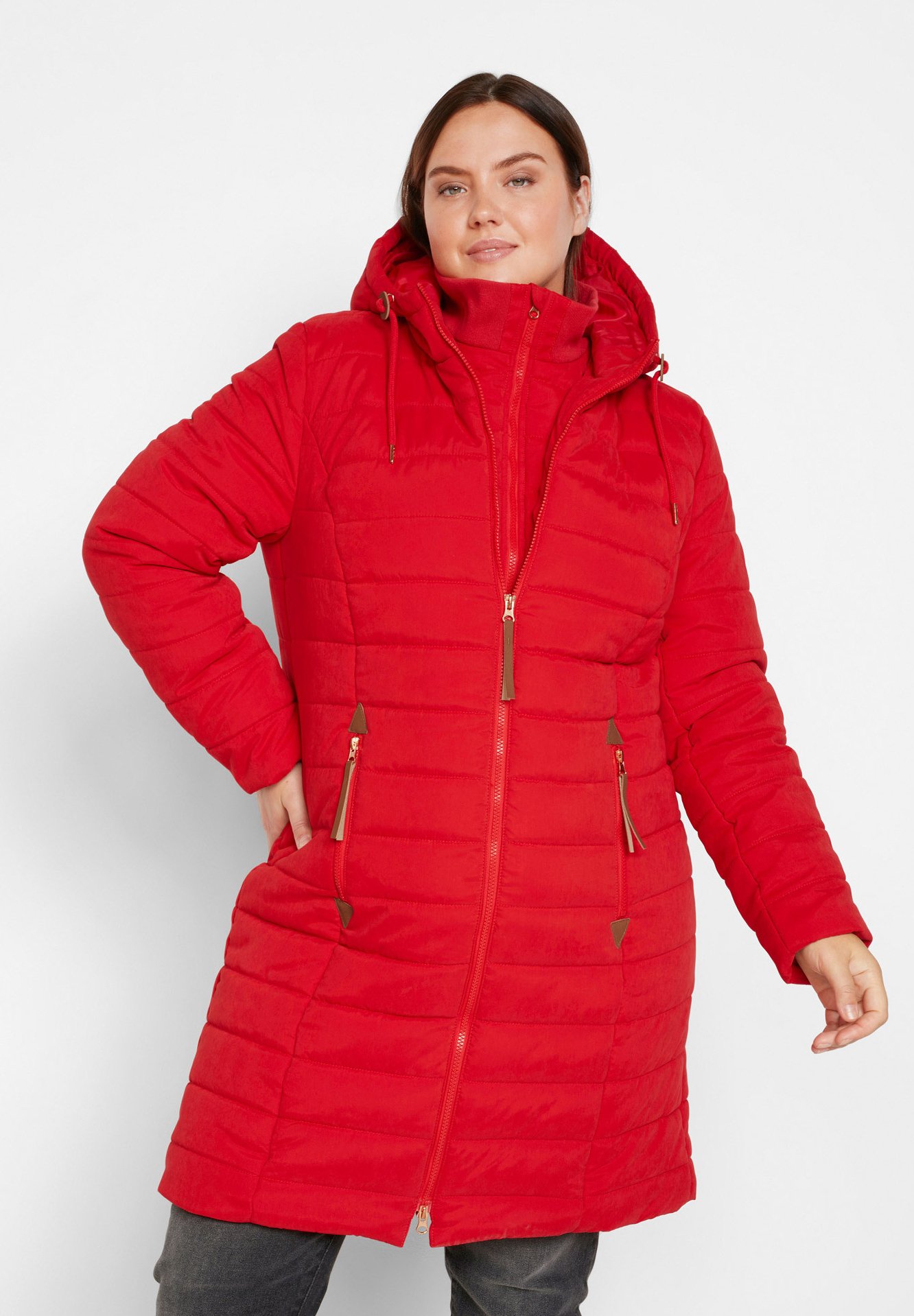 bonprix Cappotto invernale rot/rosso