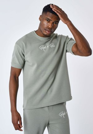 Project X Paris BRODERIE LOGO - Camiseta estampada - olive