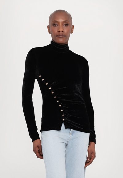 Rabanne Bluză cu mânecă lungă - black