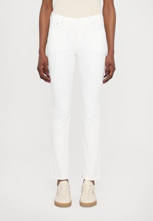 MARI MID RISE - Jeans slim fit - white