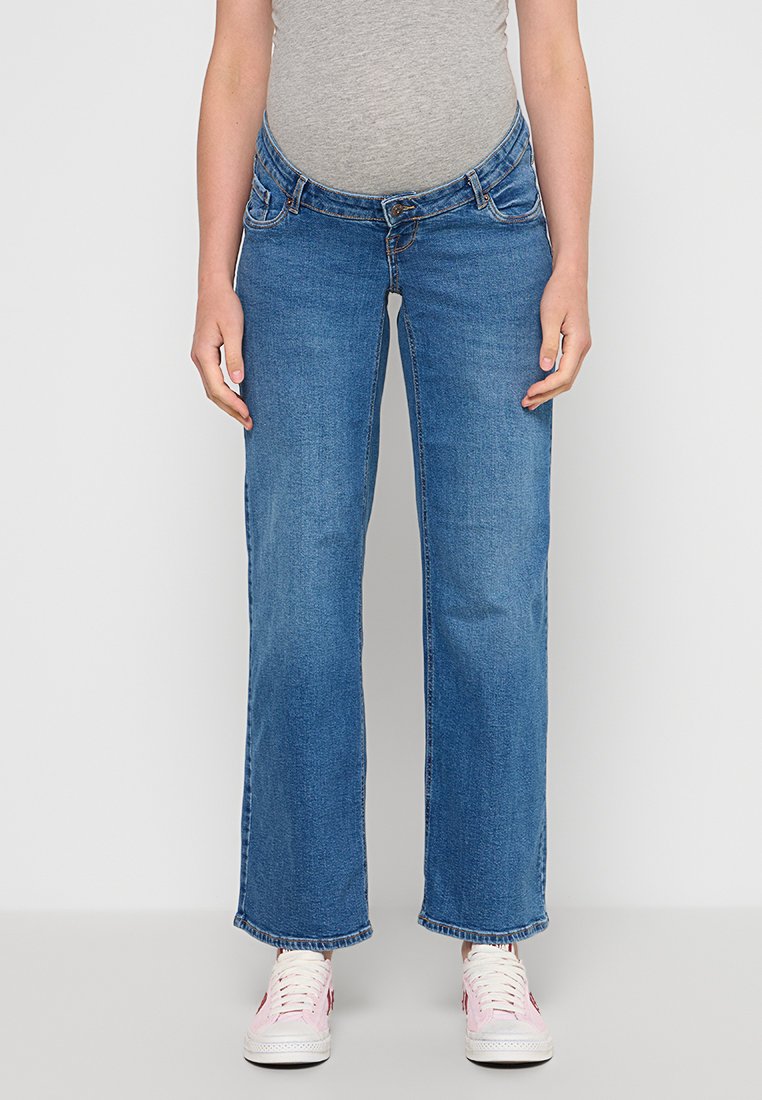 ONLY MATERNITY Bootcut jeans blauw