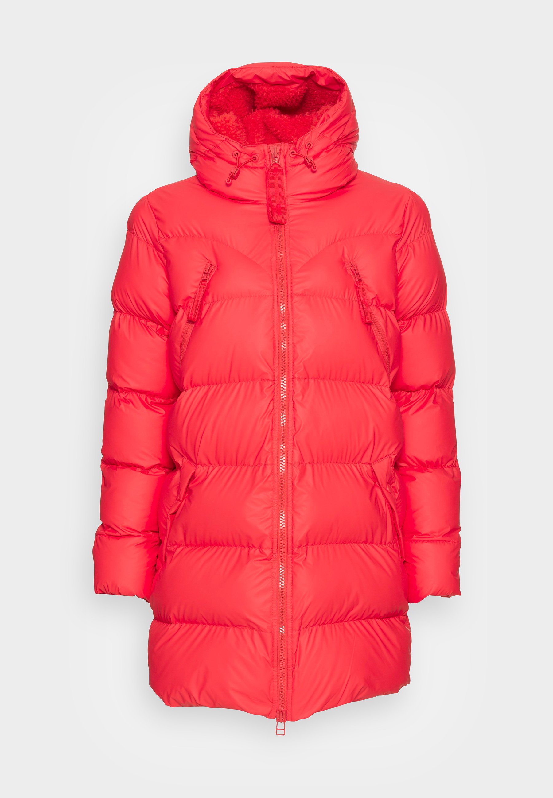 hunter long puffer coat