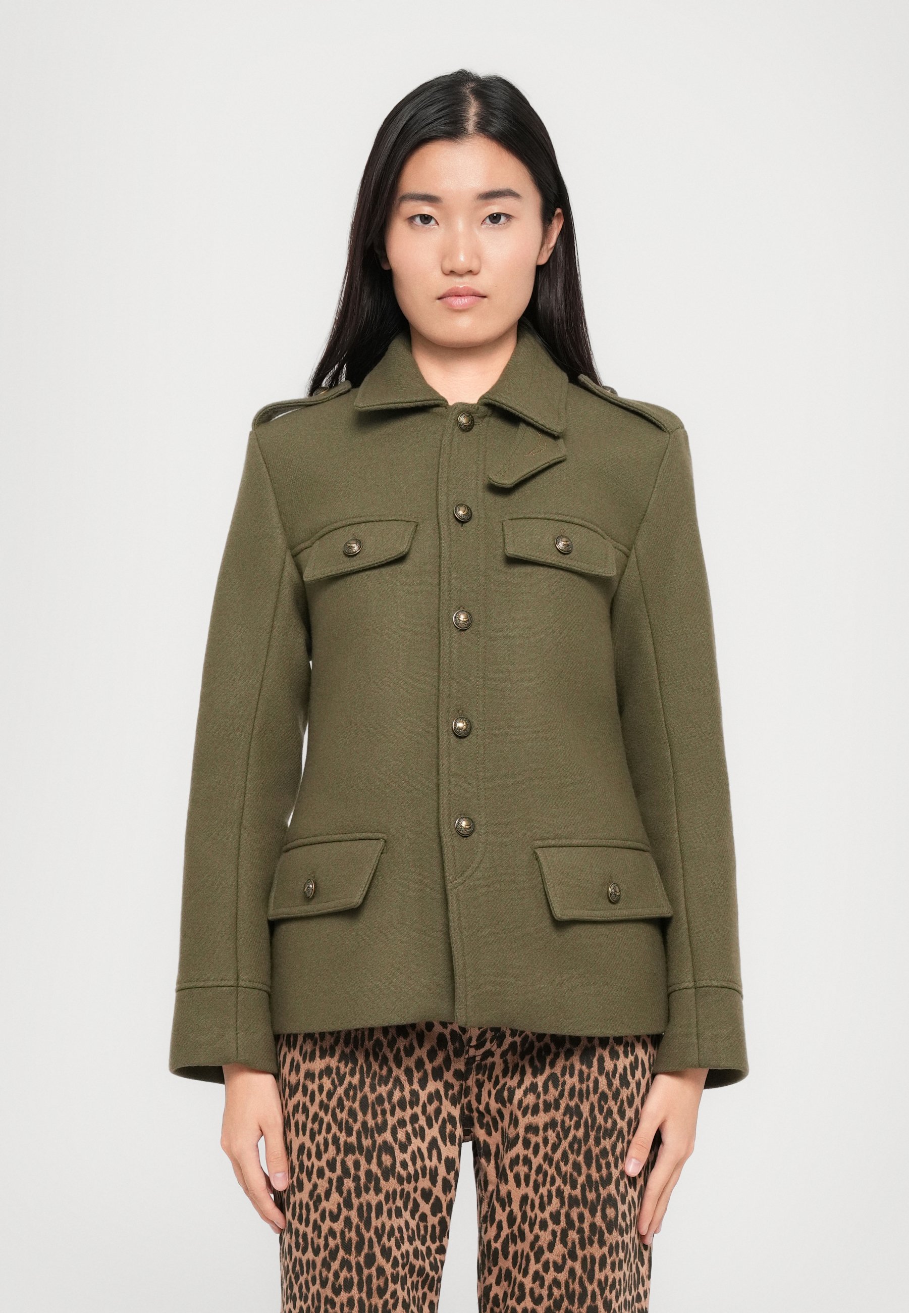Zadig & Voltaire VERAM LAINAGE - Light jacket - leaves/brown 