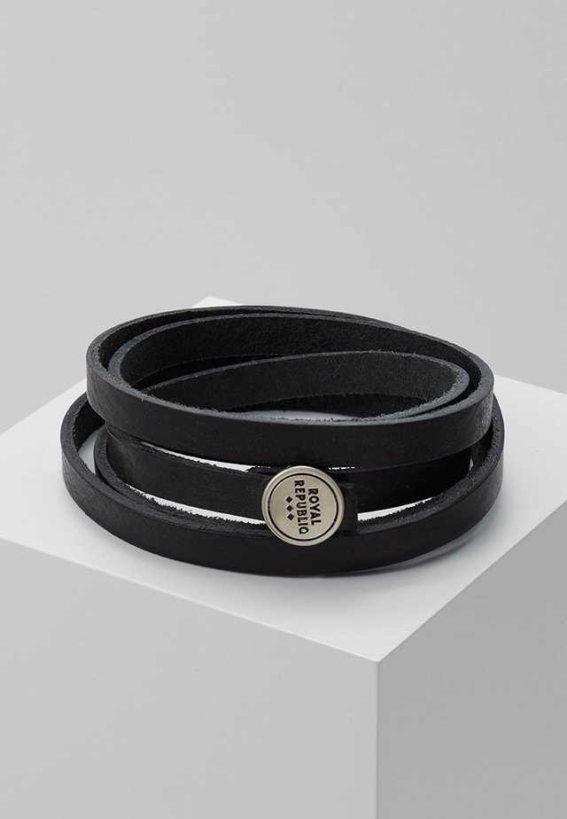 SPIRAL BRACELET - Bransoletka - black