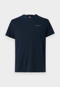 LINEAR CHEST TEE - T-shirt basique - dark night navy