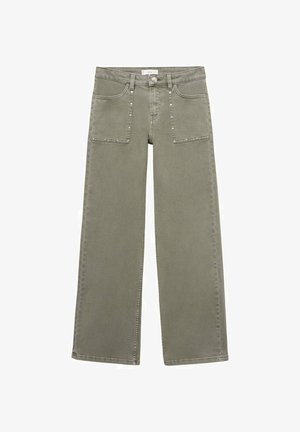 TEEN - Trapezaste traperice - light green