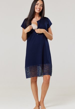 Pigiama Vestito Donna MAMA - Camicia Da Notte In Viscosa Ed Elastan Manica Corta