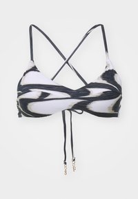 WAVELENGTH CROSS BACK BRALETTE - Horní díl bikin - black