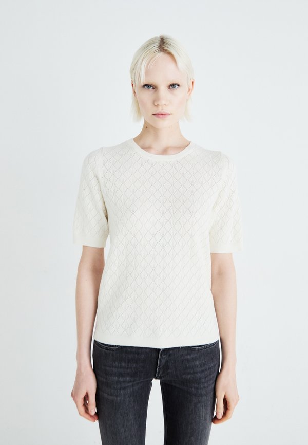 SLFHELEN ONECK - Basic T-shirt - birch