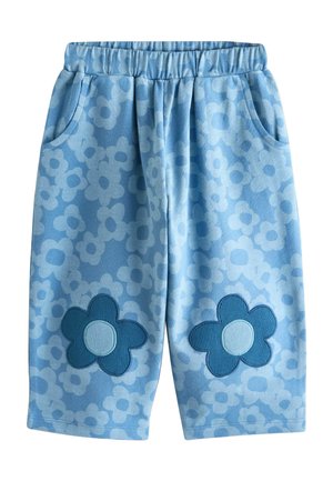REGULAR FIT - EMBELLISHED BARREL - Nohavice - blue flower