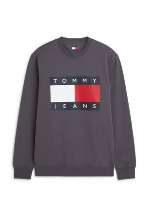 Tommy Jeans, BIG FLAG - Sweatshirt - washed black
