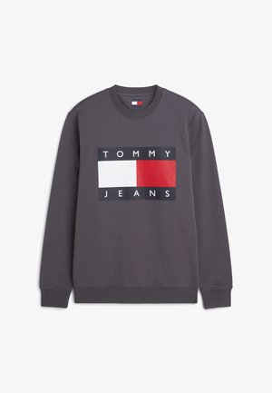 Tommy Jeans, BIG FLAG - Sweatshirt - washed black