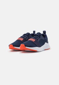 Puma WIRED RUN JR UNISEX - Chaussures de running sur route - peacoat/red