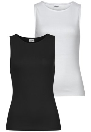 Buffalo, 2 PACK - Top - weiß  schwarz